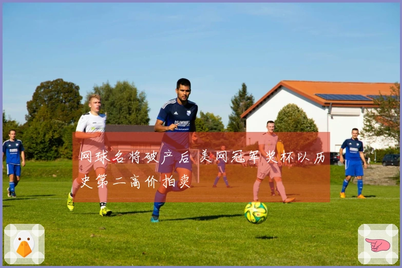 网球名将破产后 美网冠军奖杯以历史第二高价拍卖